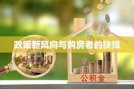 景东政策新风向与购房者的抉择