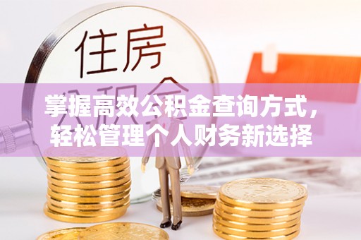 景东掌握高效公积金查询方式，轻松管理个人财务新选择