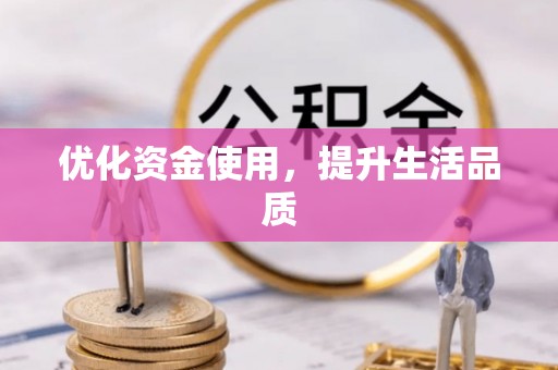 景东优化资金使用，提升生活品质