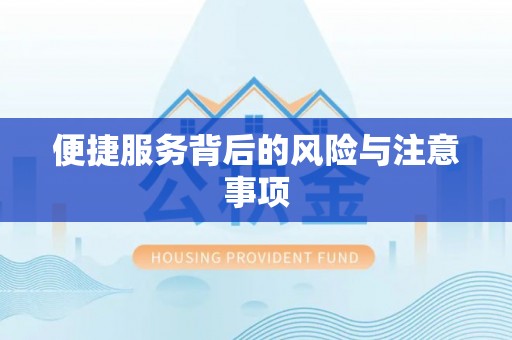 景东便捷服务背后的风险与注意事项
